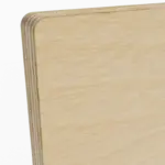 Birke-Multiplex, Natur (mit Maserung)